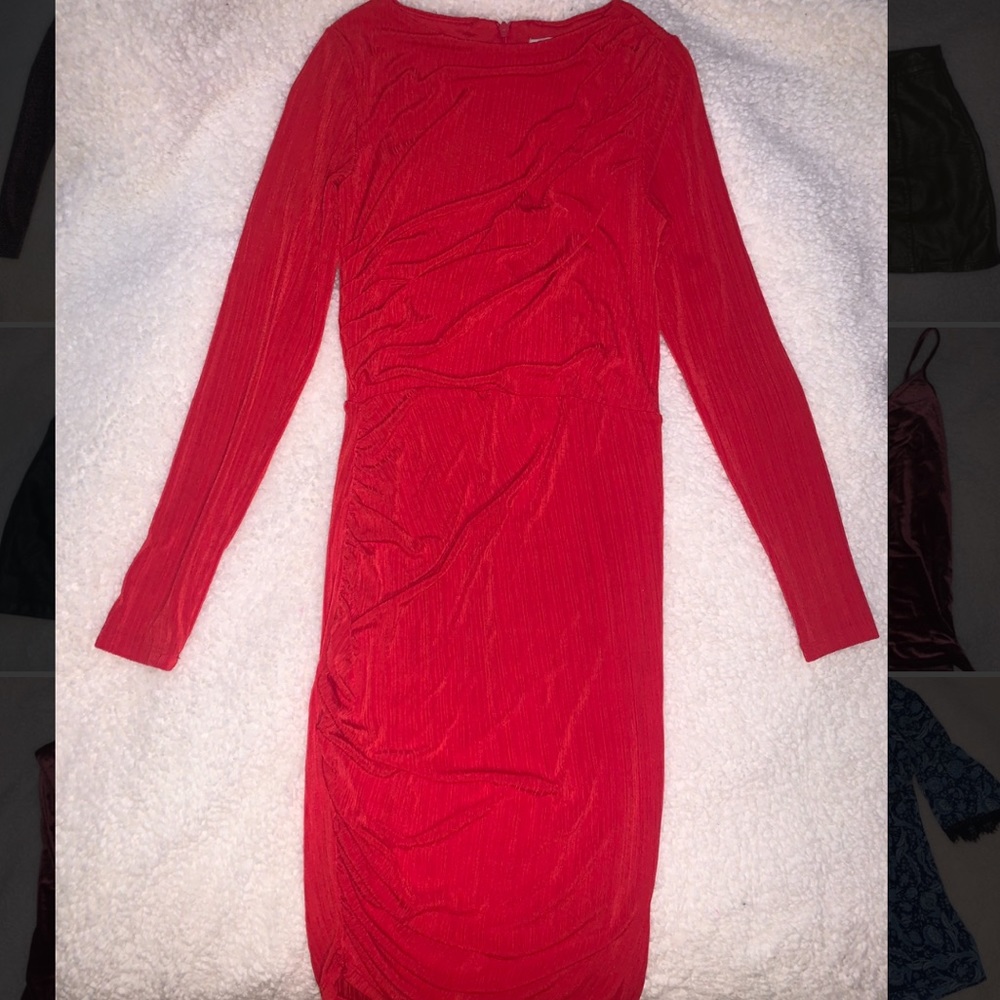 Long Red Evening Dress
